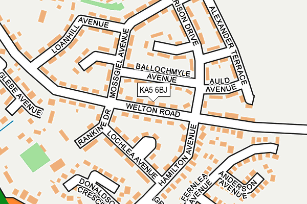 KA5 6BJ map - OS OpenMap – Local (Ordnance Survey)