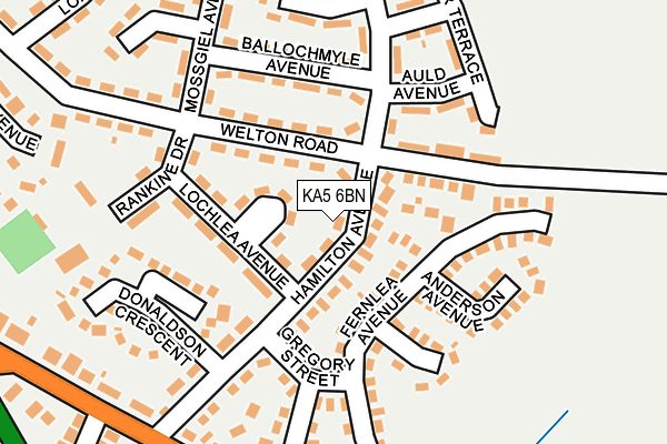 KA5 6BN map - OS OpenMap – Local (Ordnance Survey)