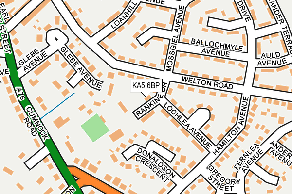 KA5 6BP map - OS OpenMap – Local (Ordnance Survey)