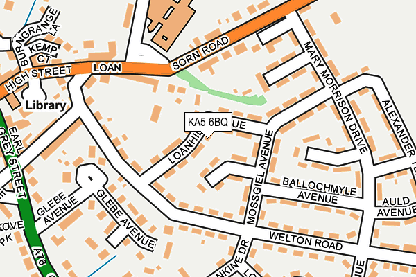 KA5 6BQ map - OS OpenMap – Local (Ordnance Survey)