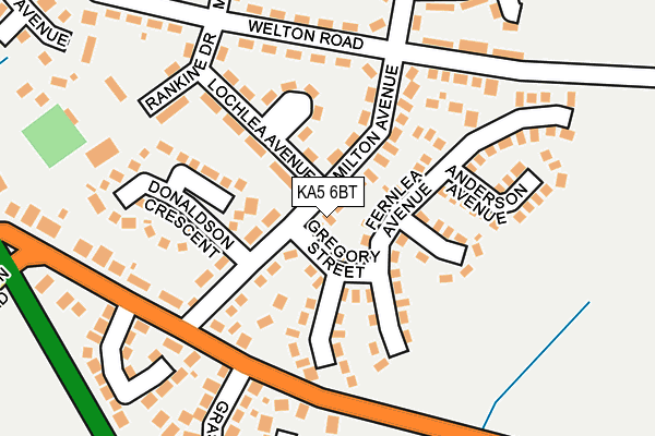 KA5 6BT map - OS OpenMap – Local (Ordnance Survey)