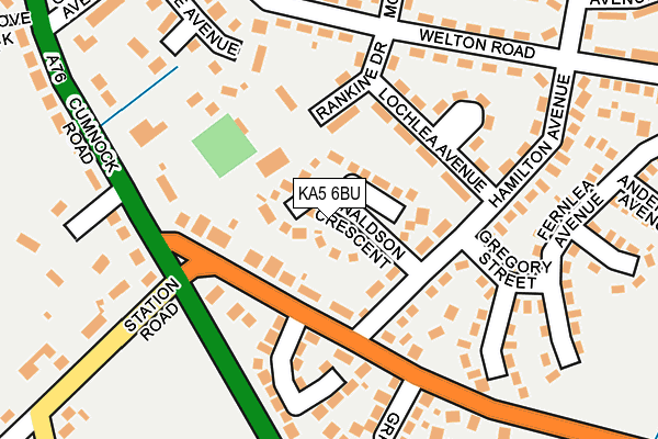 KA5 6BU map - OS OpenMap – Local (Ordnance Survey)