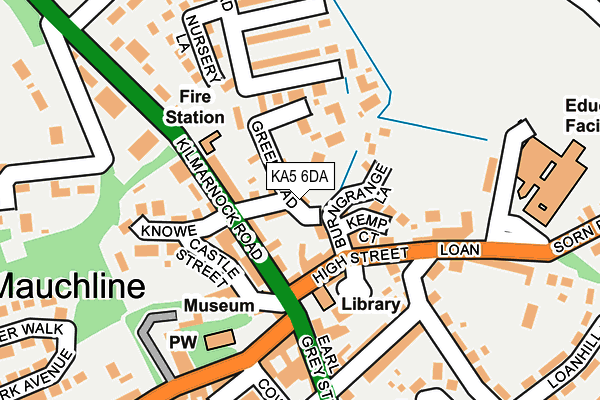 KA5 6DA map - OS OpenMap – Local (Ordnance Survey)