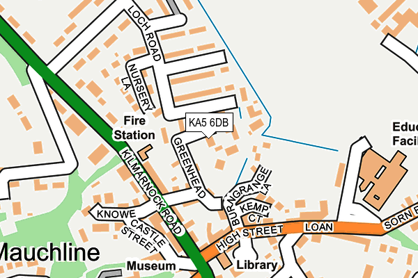 KA5 6DB map - OS OpenMap – Local (Ordnance Survey)
