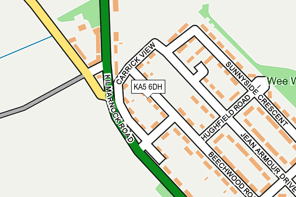 KA5 6DH map - OS OpenMap – Local (Ordnance Survey)