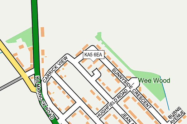 KA5 6EA map - OS OpenMap – Local (Ordnance Survey)