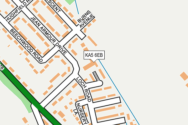 KA5 6EB map - OS OpenMap – Local (Ordnance Survey)