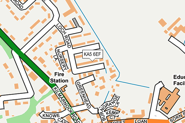 KA5 6EF map - OS OpenMap – Local (Ordnance Survey)