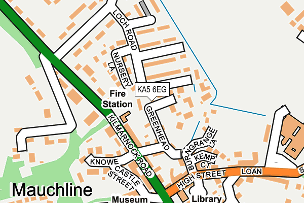 KA5 6EG map - OS OpenMap – Local (Ordnance Survey)