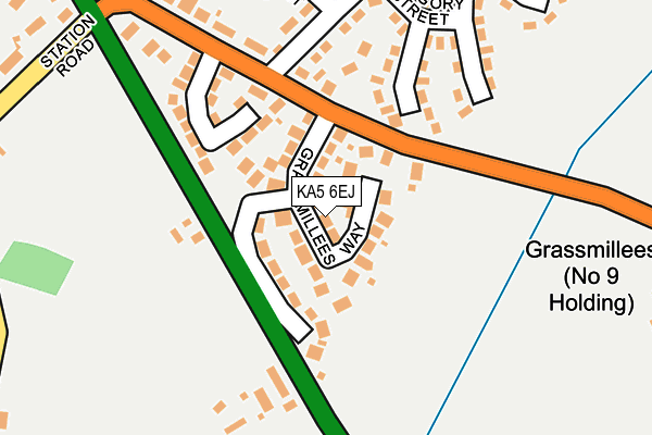 KA5 6EJ map - OS OpenMap – Local (Ordnance Survey)