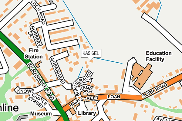 KA5 6EL map - OS OpenMap – Local (Ordnance Survey)