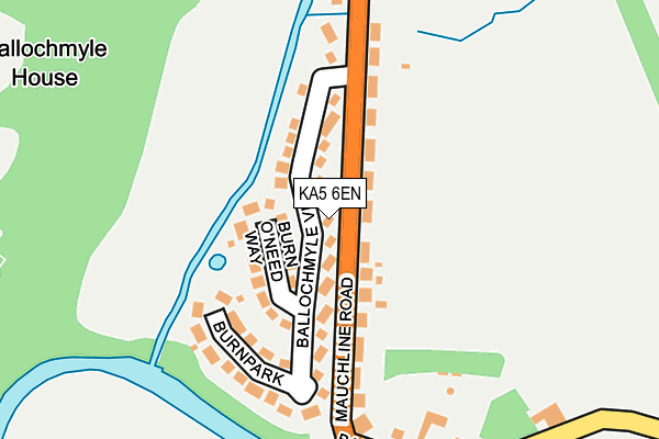 KA5 6EN map - OS OpenMap – Local (Ordnance Survey)