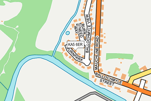 KA5 6ER map - OS OpenMap – Local (Ordnance Survey)
