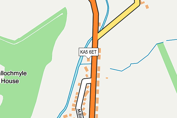 KA5 6ET map - OS OpenMap – Local (Ordnance Survey)