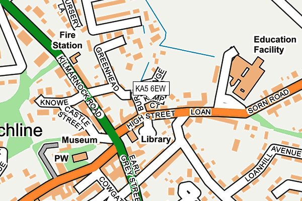 KA5 6EW map - OS OpenMap – Local (Ordnance Survey)