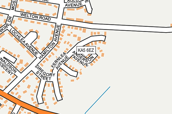 KA5 6EZ map - OS OpenMap – Local (Ordnance Survey)