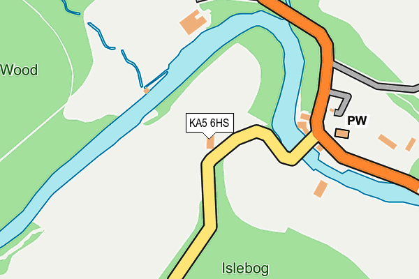 KA5 6HS map - OS OpenMap – Local (Ordnance Survey)