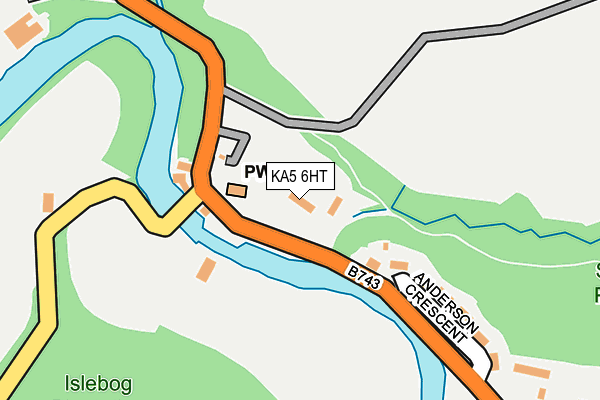 KA5 6HT map - OS OpenMap – Local (Ordnance Survey)