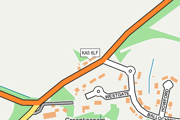 KA5 6LF map - OS OpenMap – Local (Ordnance Survey)