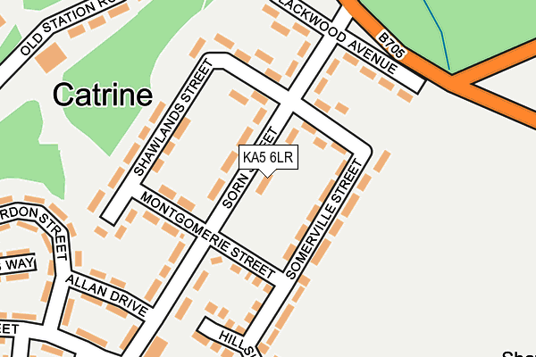 KA5 6LR map - OS OpenMap – Local (Ordnance Survey)