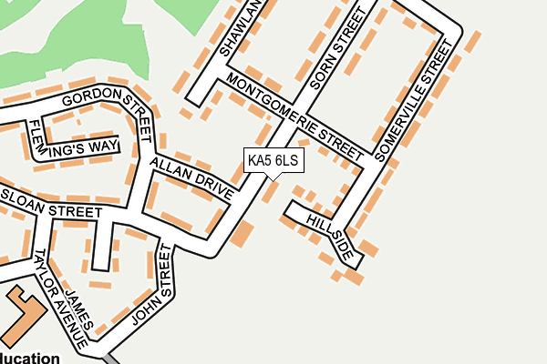 KA5 6LS map - OS OpenMap – Local (Ordnance Survey)