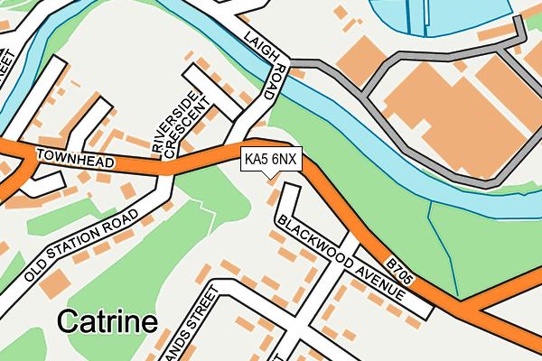KA5 6NX map - OS OpenMap – Local (Ordnance Survey)