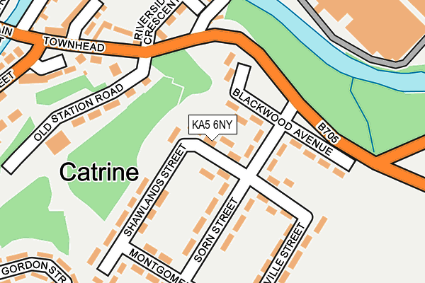 KA5 6NY map - OS OpenMap – Local (Ordnance Survey)