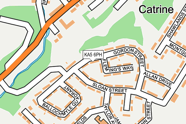 KA5 6PH map - OS OpenMap – Local (Ordnance Survey)