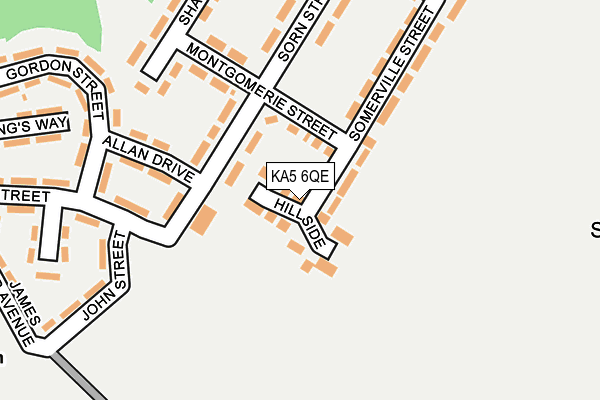 KA5 6QE map - OS OpenMap – Local (Ordnance Survey)