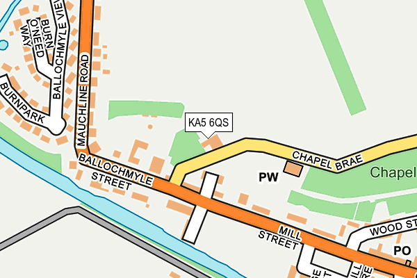 KA5 6QS map - OS OpenMap – Local (Ordnance Survey)