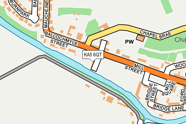 KA5 6QT map - OS OpenMap – Local (Ordnance Survey)