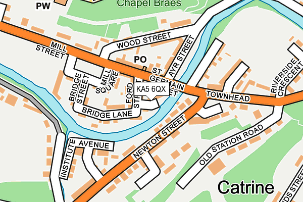 KA5 6QX map - OS OpenMap – Local (Ordnance Survey)