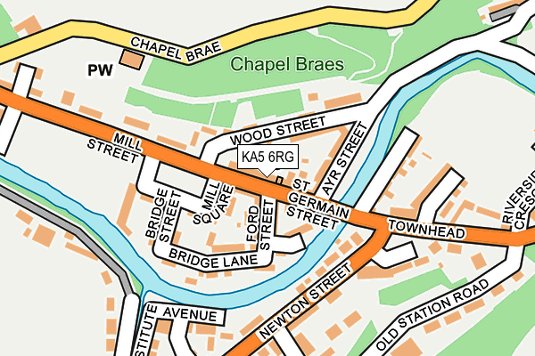 KA5 6RG map - OS OpenMap – Local (Ordnance Survey)