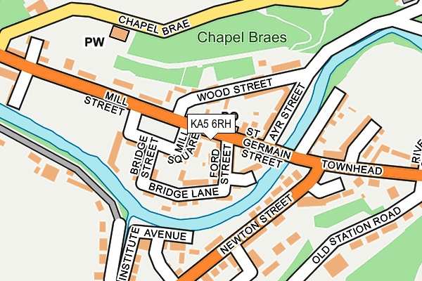 KA5 6RH map - OS OpenMap – Local (Ordnance Survey)