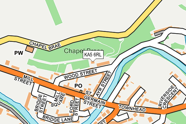 KA5 6RL map - OS OpenMap – Local (Ordnance Survey)