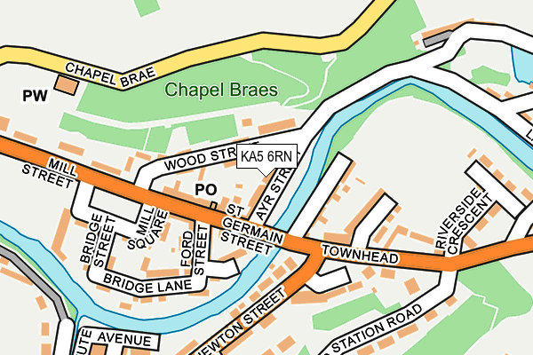 KA5 6RN map - OS OpenMap – Local (Ordnance Survey)
