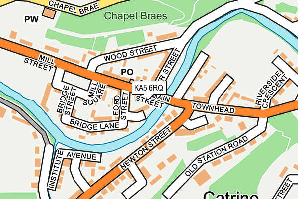 KA5 6RQ map - OS OpenMap – Local (Ordnance Survey)