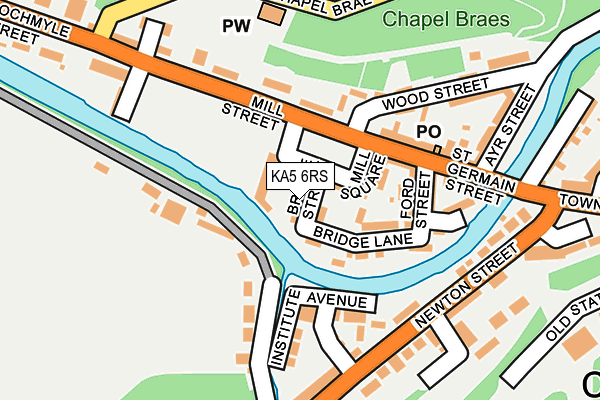KA5 6RS map - OS OpenMap – Local (Ordnance Survey)