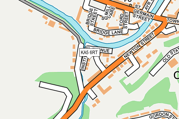 KA5 6RT map - OS OpenMap – Local (Ordnance Survey)