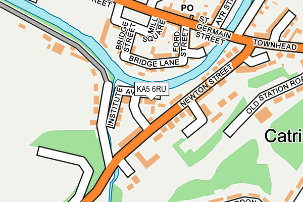 KA5 6RU map - OS OpenMap – Local (Ordnance Survey)