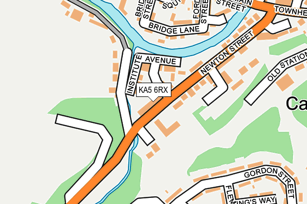 KA5 6RX map - OS OpenMap – Local (Ordnance Survey)