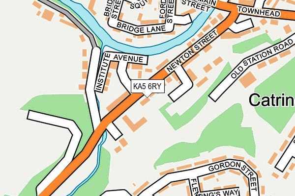 KA5 6RY map - OS OpenMap – Local (Ordnance Survey)