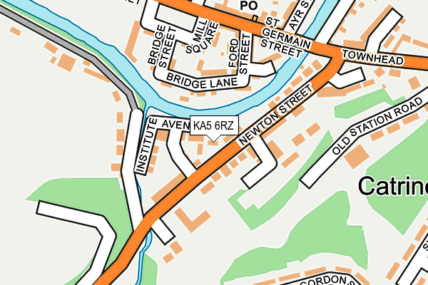 KA5 6RZ map - OS OpenMap – Local (Ordnance Survey)