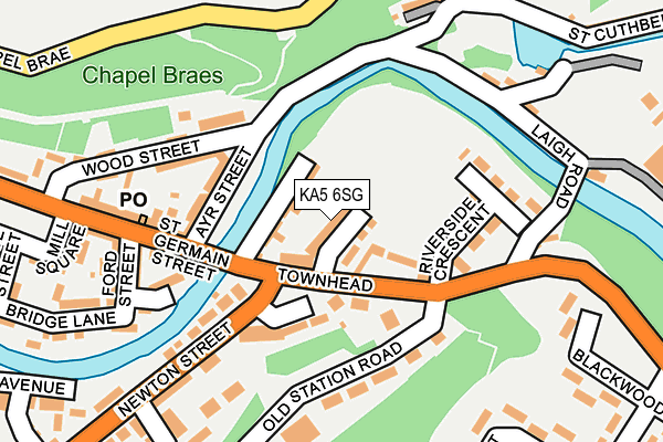 KA5 6SG map - OS OpenMap – Local (Ordnance Survey)