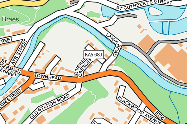 KA5 6SJ map - OS OpenMap – Local (Ordnance Survey)