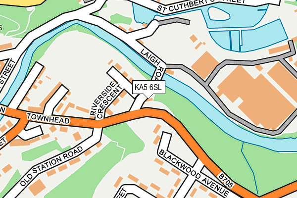 KA5 6SL map - OS OpenMap – Local (Ordnance Survey)