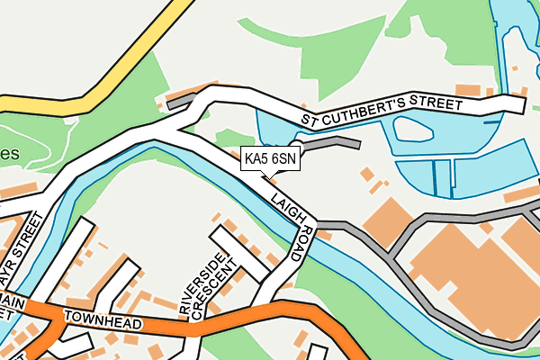 KA5 6SN map - OS OpenMap – Local (Ordnance Survey)