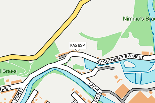 KA5 6SP map - OS OpenMap – Local (Ordnance Survey)