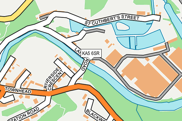 KA5 6SR map - OS OpenMap – Local (Ordnance Survey)