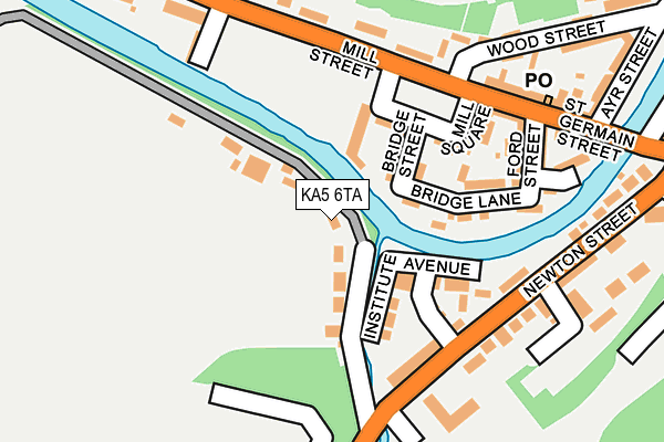 KA5 6TA map - OS OpenMap – Local (Ordnance Survey)